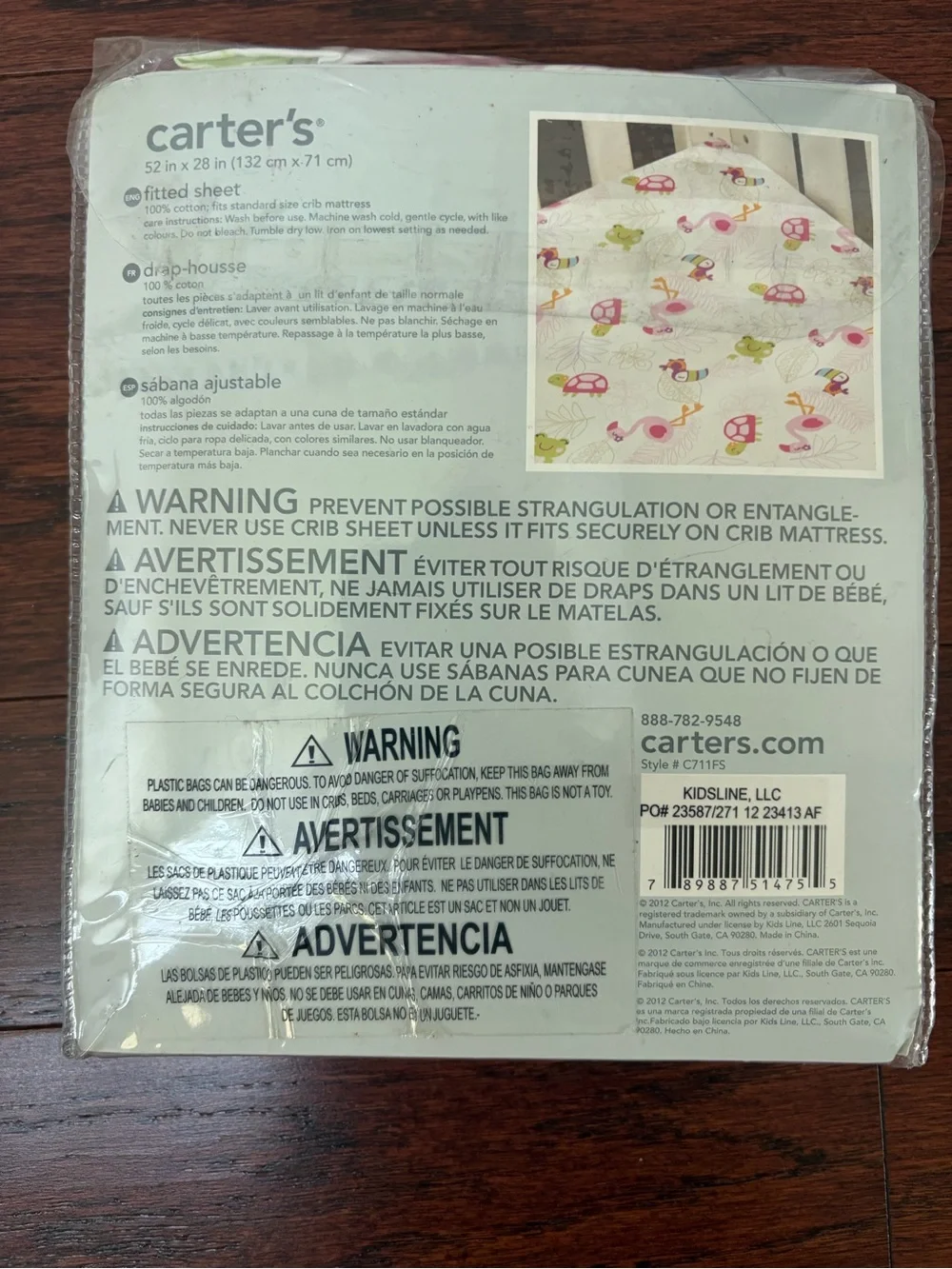 Carters new package